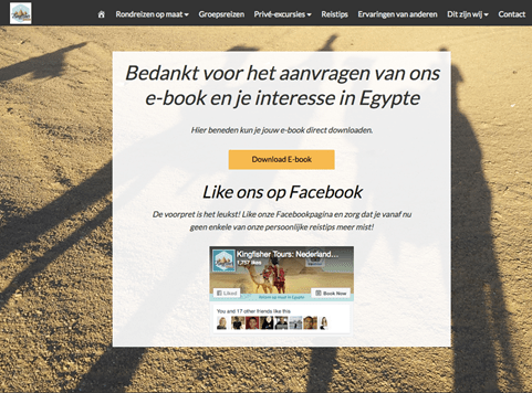 Bedankt Kingfisher Tours