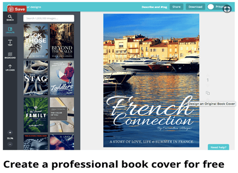 Canva book cover